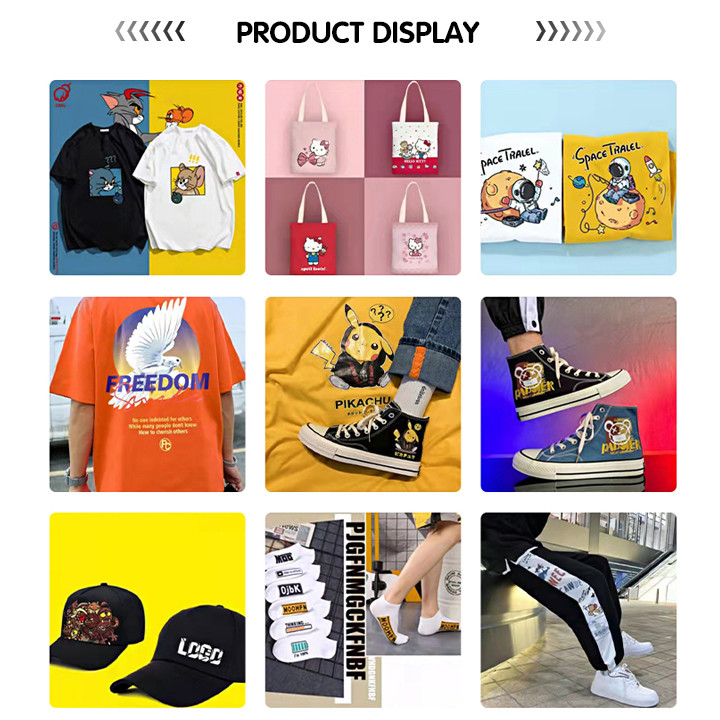 A2 TシャツDTFプリンター機械二重頭部9色CMYK W LC LM NM NY